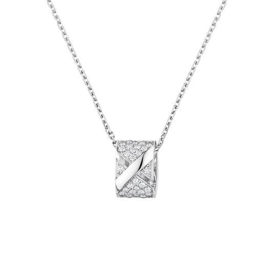 [Luxe]LIENS EVIDENCE DIAMOND PAVED NECKLACE