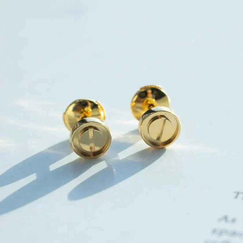 [Luxe]LOVE EARRINGS GOLD 10MM