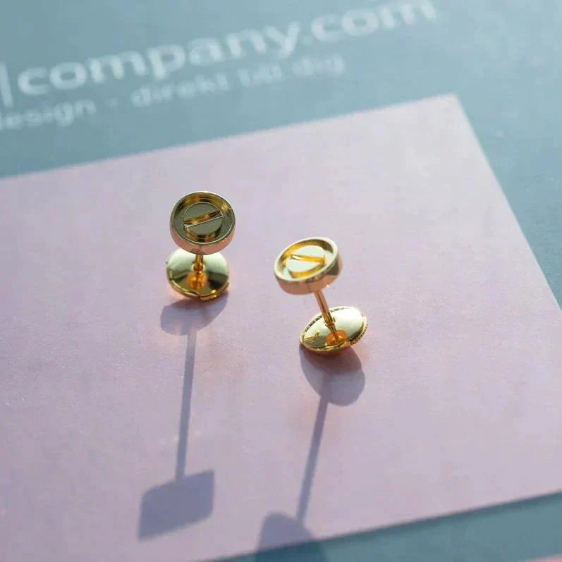 [Luxe]LOVE EARRINGS GOLD 10MM