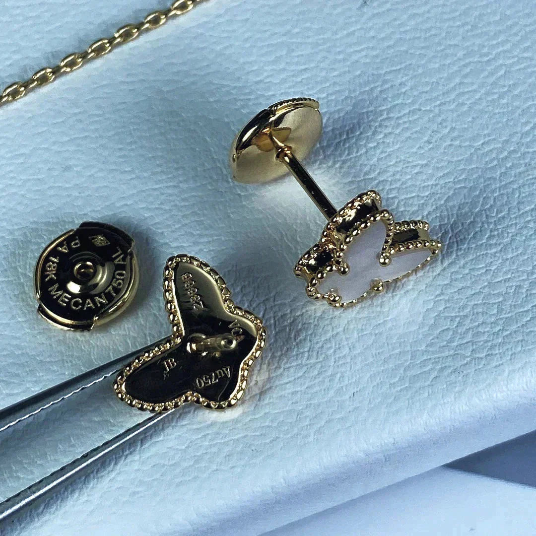 [Luxe]SWEET BUTTERFLY MOP EARSTUDS