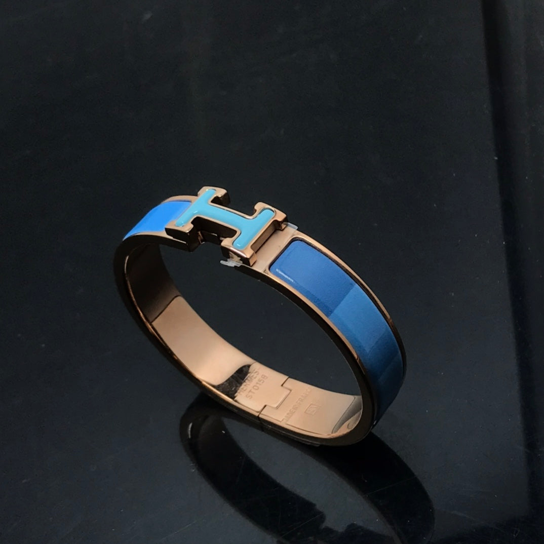 [Luxe]H BRACELET BLUE RAINBOW CERAMIC