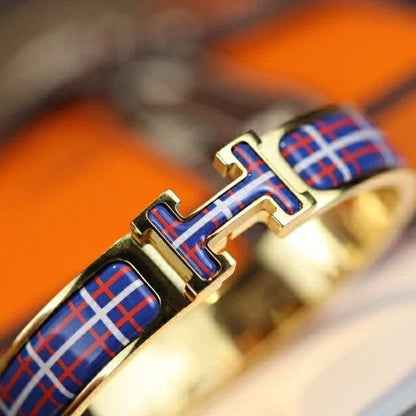 [Luxe]H TARTAN BRACELET 12MM