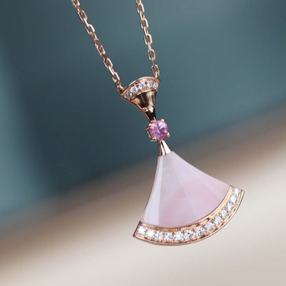 [Luxe]DREAM NECKLACE PINK MOP DIAMOND