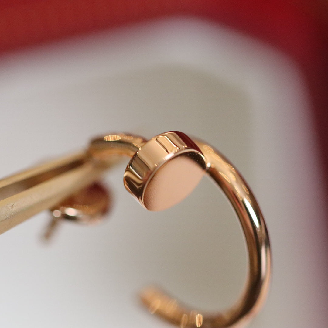 [Luxe]JUSTE EARRINGS PINK GOLD