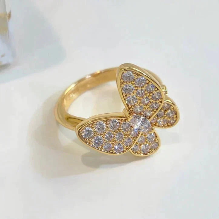 [Luxe]BUTTERFLY DIAMOND RING