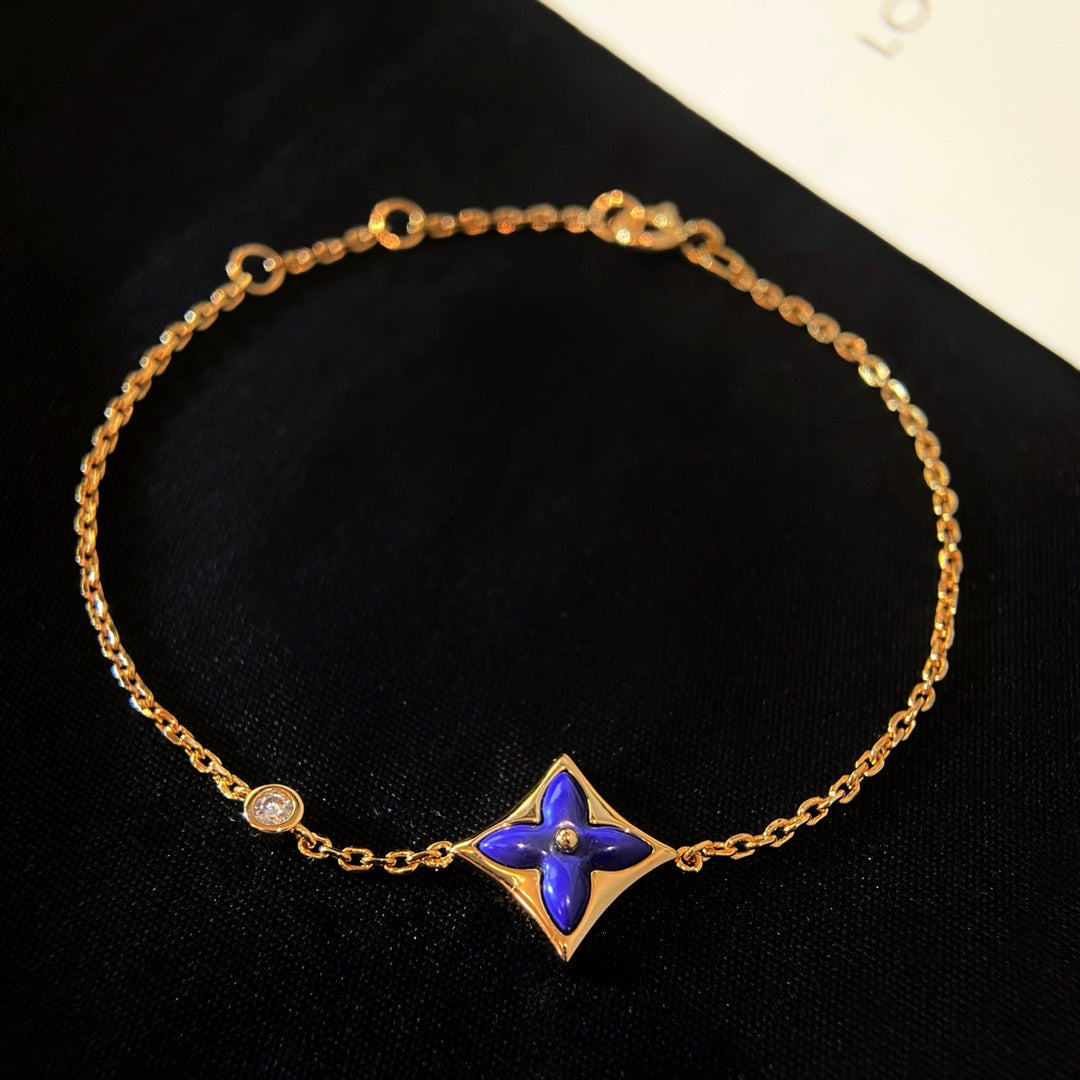 [Luxe]COLOR STAR PINK GOLD DIAMOND BRACELET