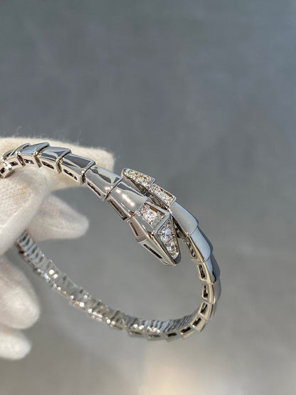 [Luxe]SERPENTI BRACELET DIAMONDS SILVER