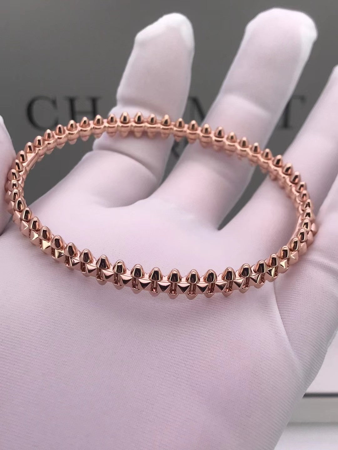 [Luxe]CLASH PINK GOLD BRACELET