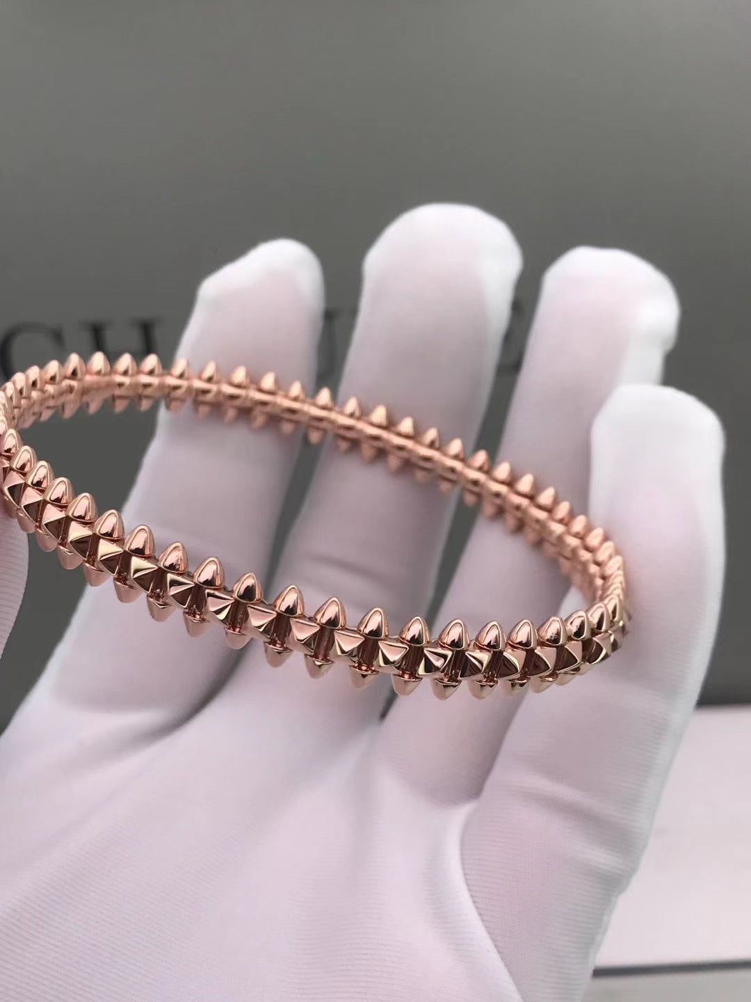 [Luxe]CLASH PINK GOLD BRACELET