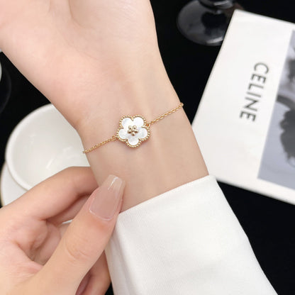 [Luxe]LUCKY SPRING ROSE GOLD MOP BRACELET