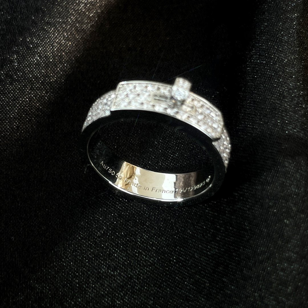 [Luxe]KELLY SILVER DIAMOND RING