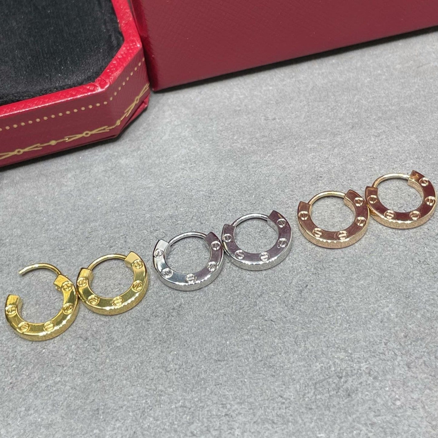 [Luxe]LOVE MINI EARRINGS