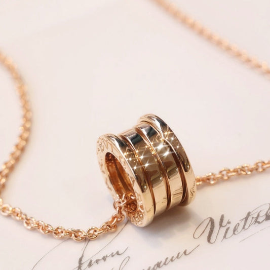 [Luxe]ZERO 1 PINK GOLD NECKLACE