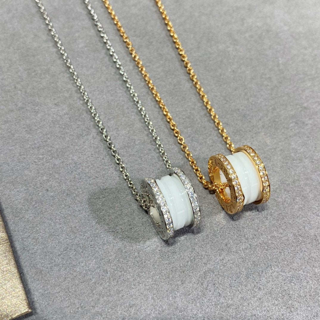 [Luxe]ZERO 1 DIAMOND CERAMIC NECKLACE