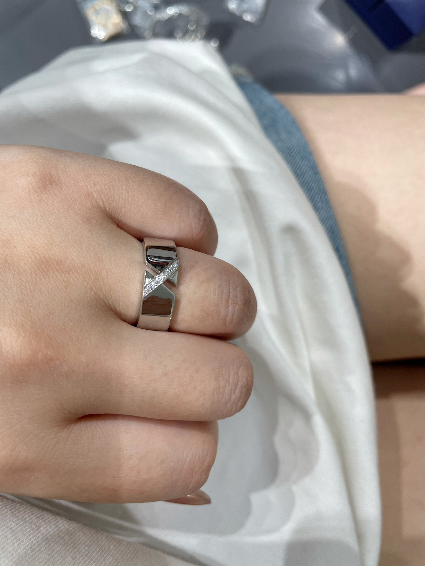 [Luxe]LIENS EVIDENCE DIAOMOND RING