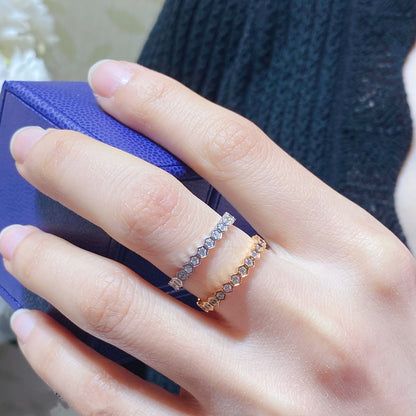 [Luxe]BEE LOVE DIAMOND PAVED SMALL RING