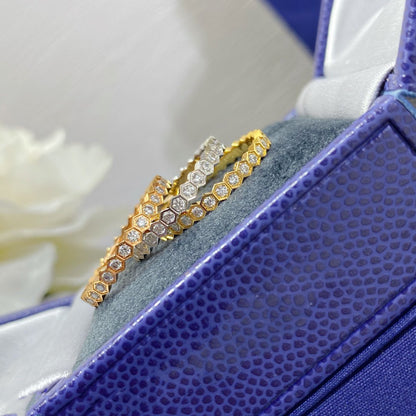 [Luxe]BEE LOVE DIAMOND PAVED SMALL RING