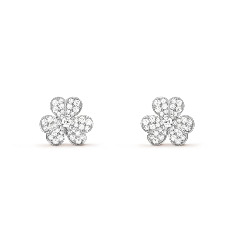 [Luxe]CLOVER COMOS DIAMOND EARRINGS SILVER