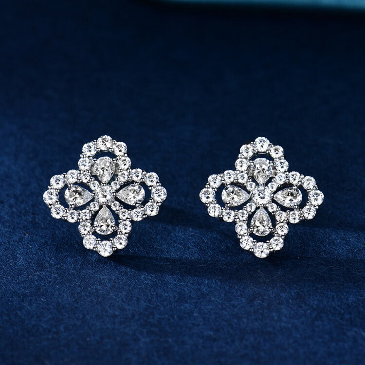 [Luxe]LOOP EARRINGS FULL MOTIF DIAMOND 16MM