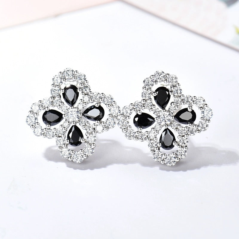 [Luxe]LOOP EARRINGS FULL MOTIF DIAMOND 16MM