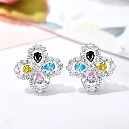 [Luxe]LOOP EARRINGS FULL MOTIF DIAMOND 16MM