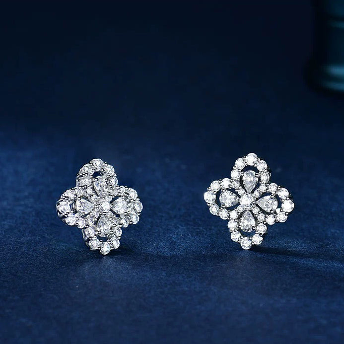 [Luxe]LOOP EARRINGS FULL MOTIF DIAMOND 16MM