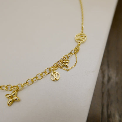 [Luxe]BLOOMING SUPPLE NECKLACE BRASS