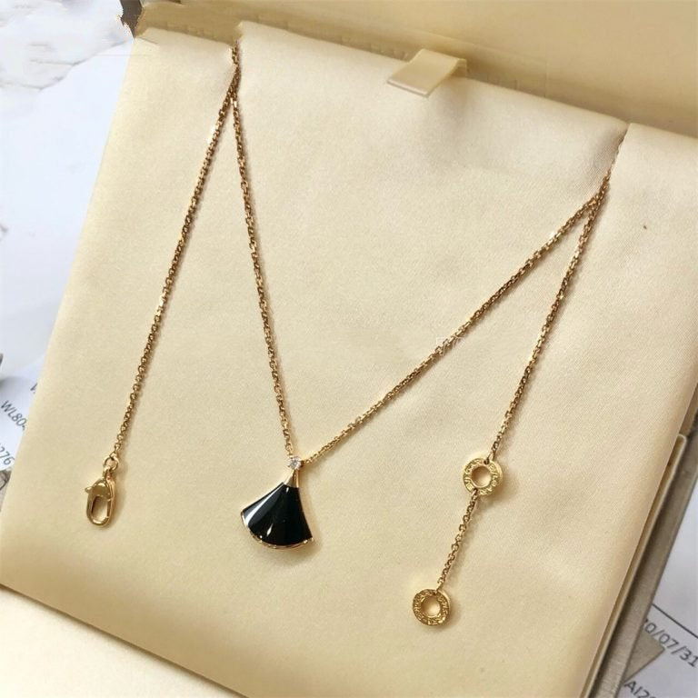 [Luxe]DREAM NECKLACE ONYX 1 DIAMOND