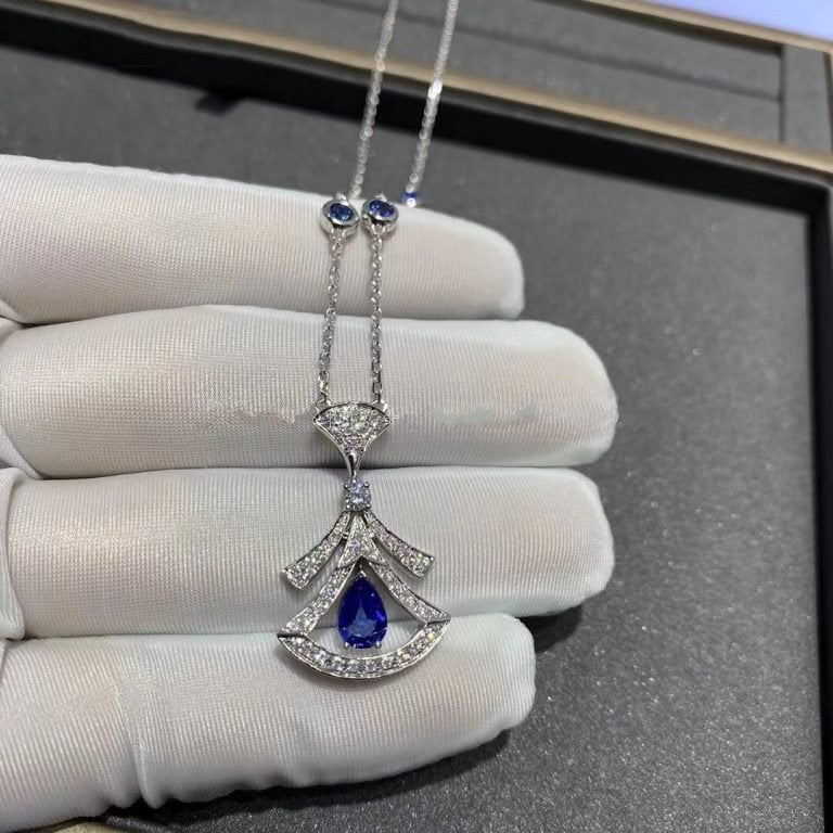 [Luxe]DREAM NECKLACE AGATE DIAMOND SILVER