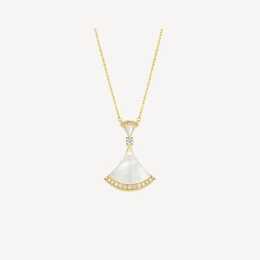 [Luxe]DREAM NECKLACE MOP GOLD DIAMOND