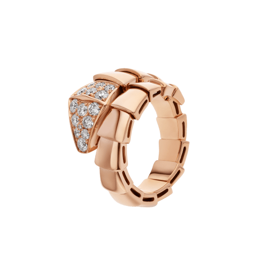 [Luxe]SERPENTI RING PINK GOLD DIAMOND