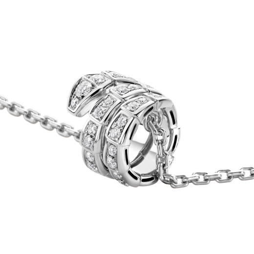 [Luxe]SERPENTI  NECKLACE DOUBLE RING DIAMOND