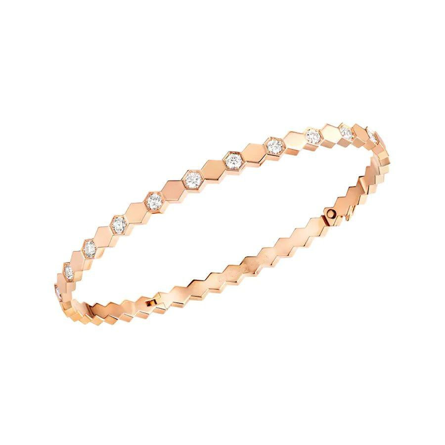 [Luxe]BEE LOVE PINK GOLD DIAMOND BRACELET