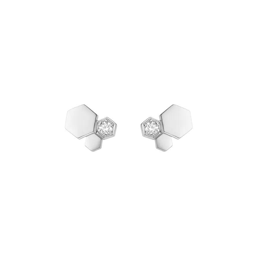 [Luxe]BEE LOVE SILVER DIAMOND EARRINGS