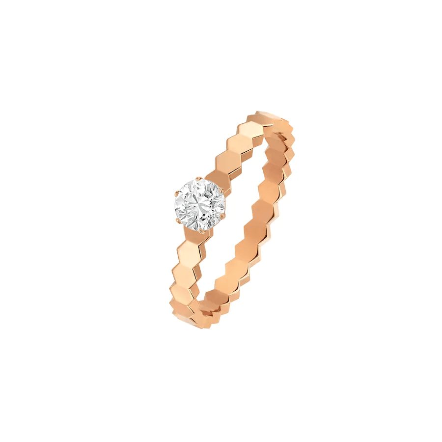 [Luxe]BEE LOVE RING PINK GOLD 1 DIAMOND