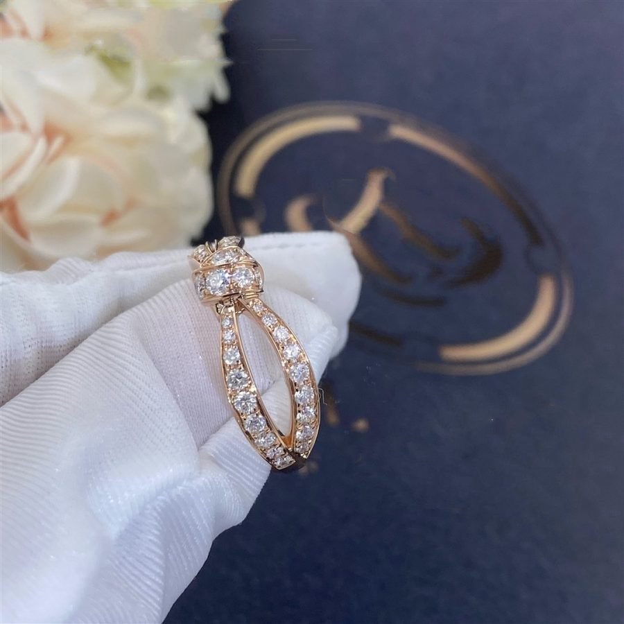 [Luxe]LIENS PINK GOLD DIAMOND RING