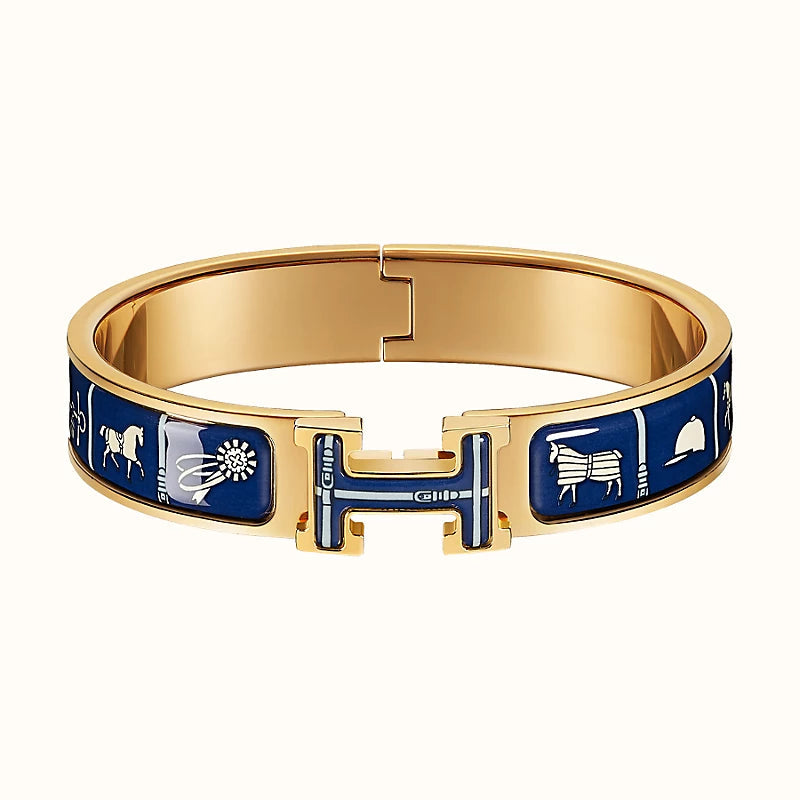 [Luxe]H COUVERTURES DARK BLUE BRACELET