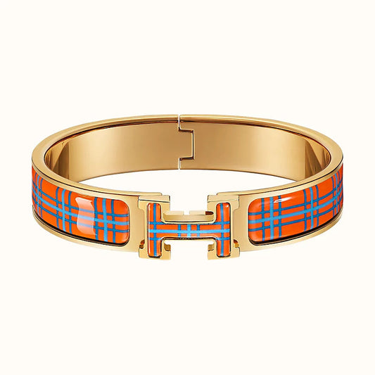 [Luxe]H TARTAN BRACELET 12MM