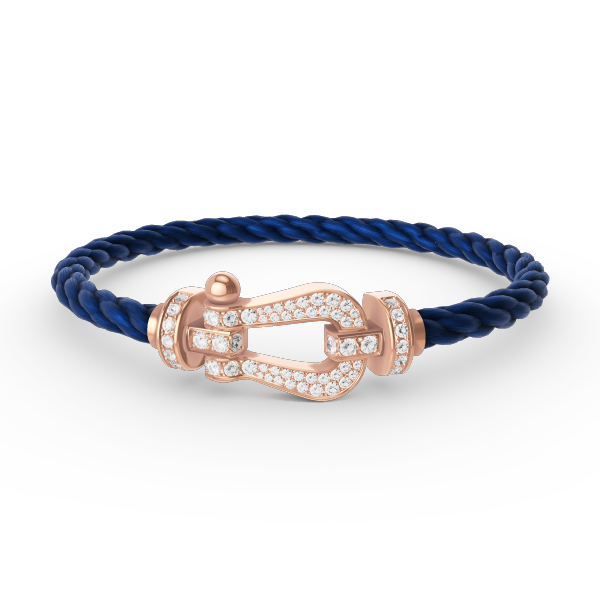 [Luxe]FORCE LARGE HORSESHOE FULL DIAMOND BRACELET ROSE GOLD