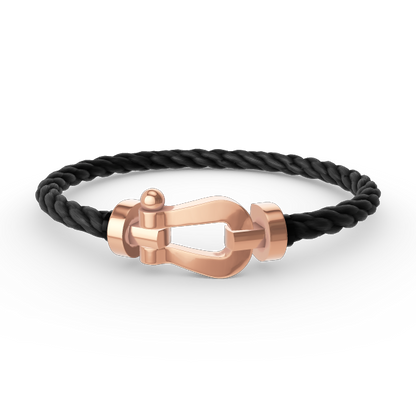 [Luxe]FORCE GROSSES HUFEISENARMBAND OHNE DIAMANT ROSÉGOLD