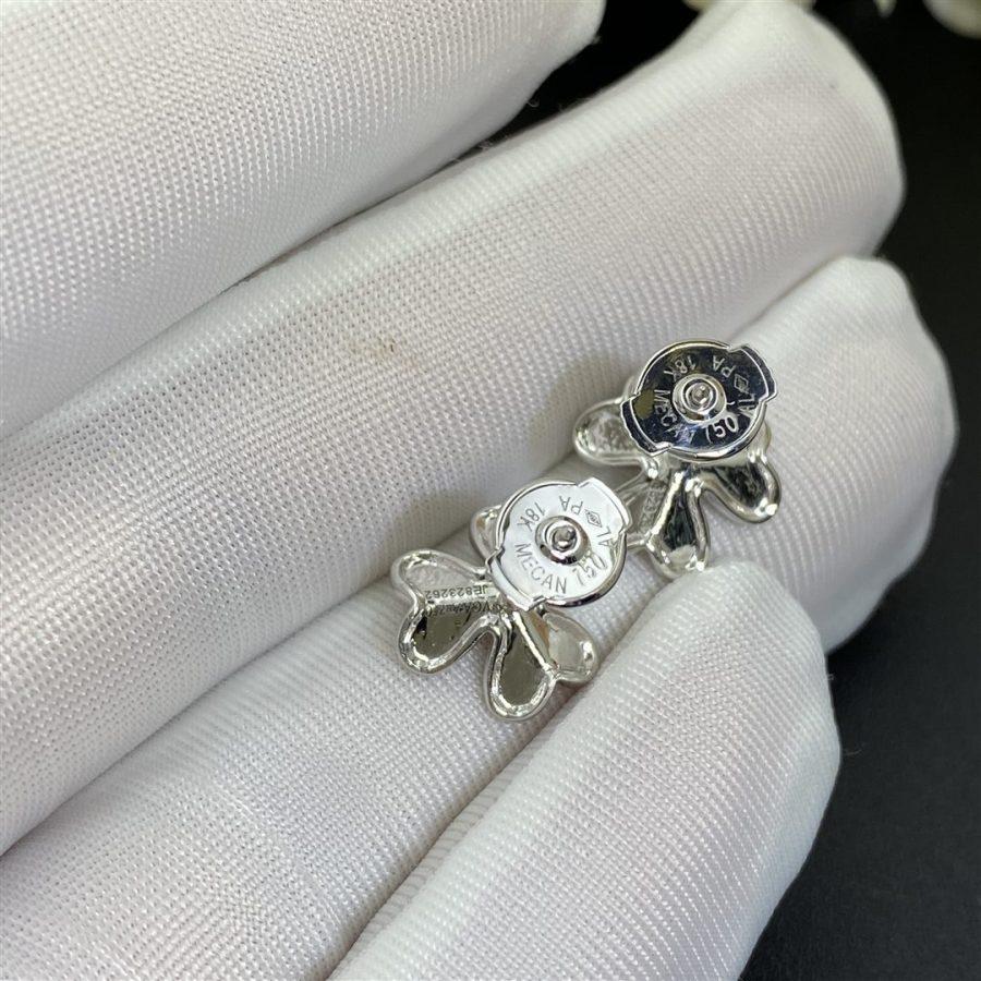 [Luxe]FRIVOLE MINI SILVER FLOWER EARRINGS