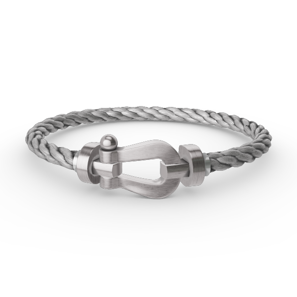 [Luxe]FORCE LARGE HORSESHOE NO DIAMOND BRACELET SILVER