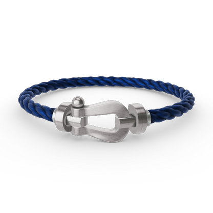 [Luxe]FORCE LARGE HORSESHOE NO DIAMOND BRACELET SILVER