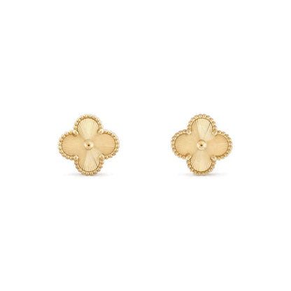 [Luxe]CLOVER MEDIUM 1 MOTIFS LASER EARRINGS