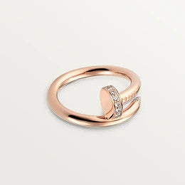 [Luxe]JUSTE RING 2.65MM PINK GOLD DIAMOND